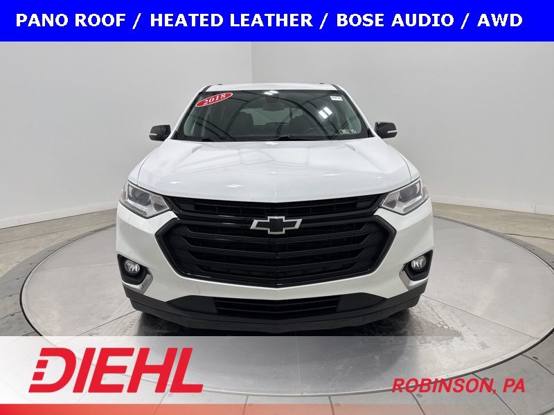 Certified 2018 Chevrolet Traverse 3LT with VIN 1GNEVHKW3JJ256546 for sale in McKees Rocks, PA