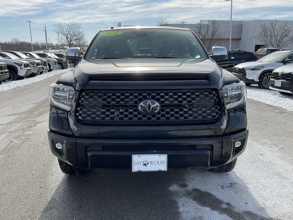 Used 2018 Toyota Tundra Platinum with VIN 5TFAW5F12JX716729 for sale in Kansas City