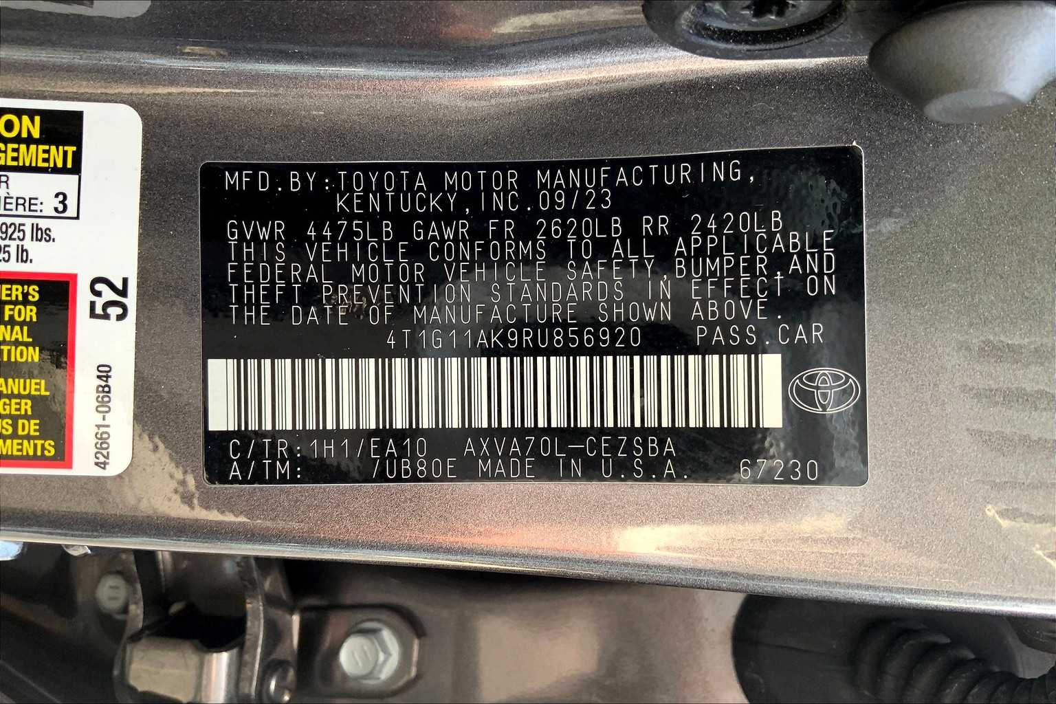 2024 Toyota Camry SE photo 31