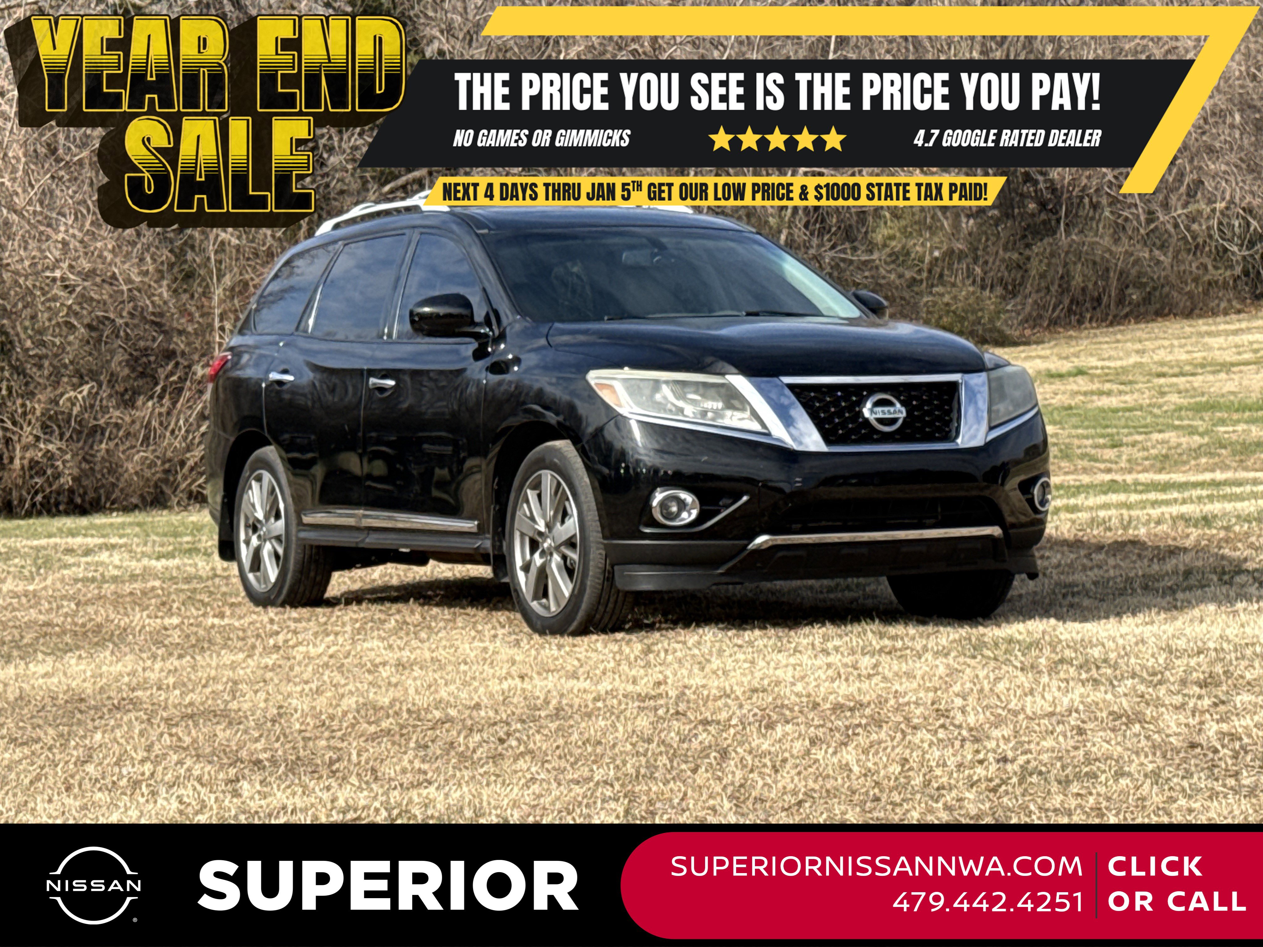 2014 Nissan Pathfinder Platinum's photo