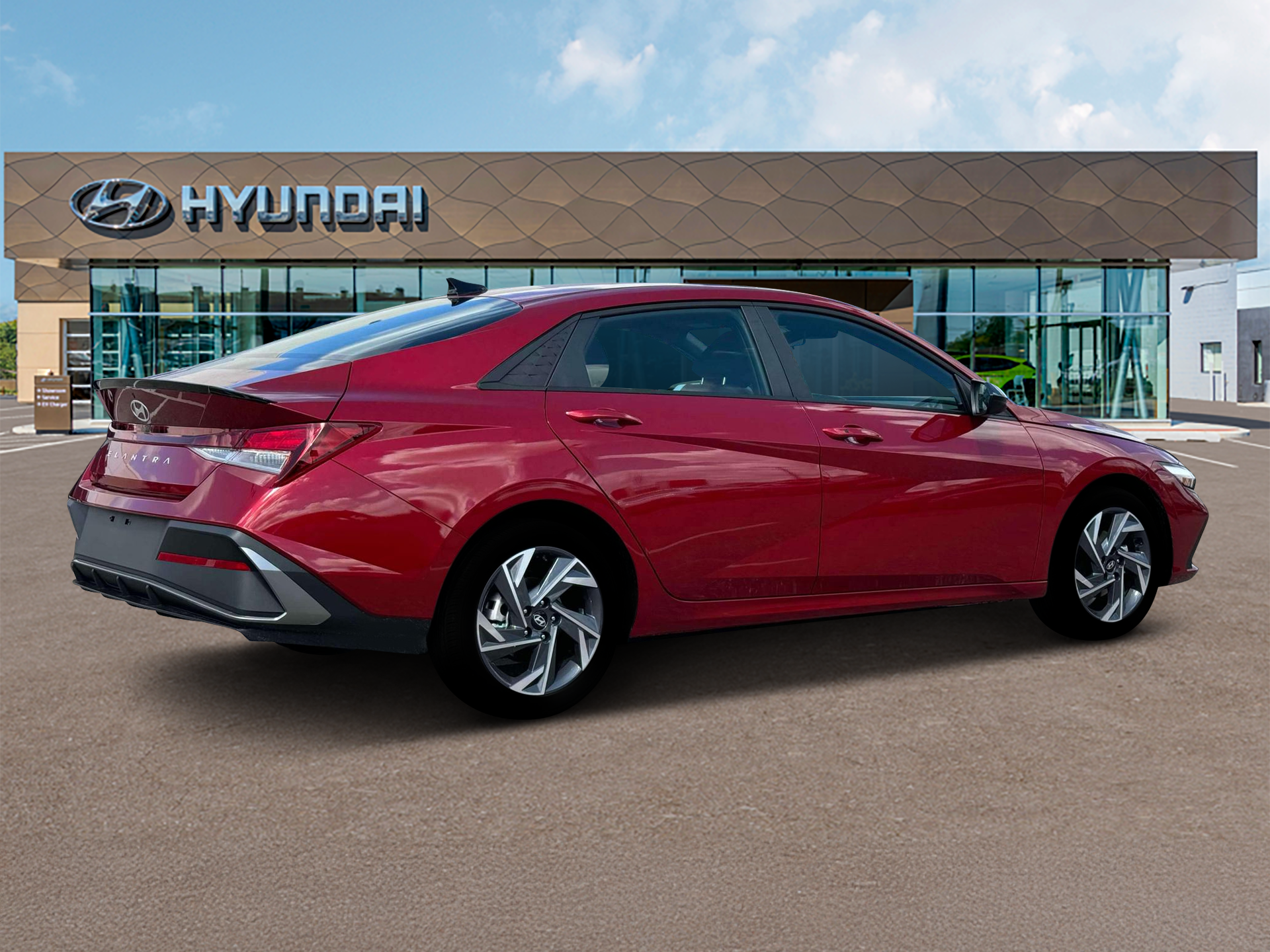 New 2025 Red Hyundai SEL Sport image 8