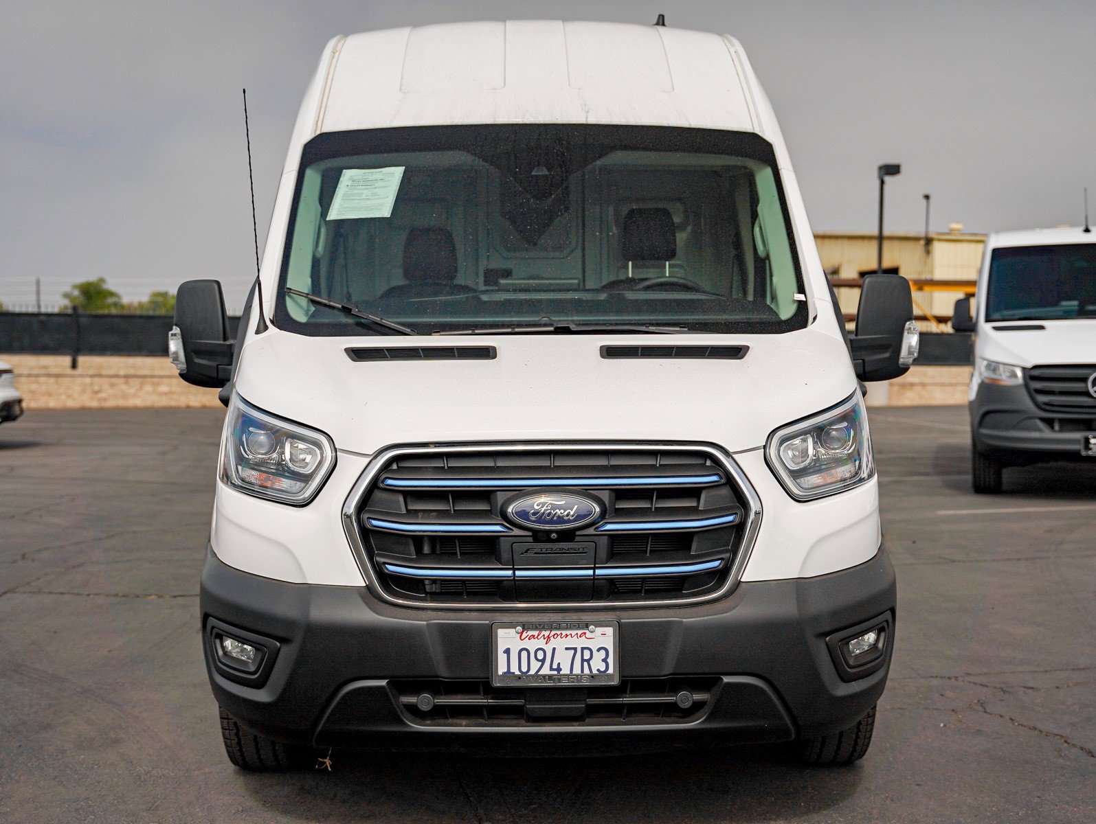 Used 2022 Ford E-Transit Cargo Van Base with VIN 1FTBW3XK0NKA13083 for sale in Riverside, CA