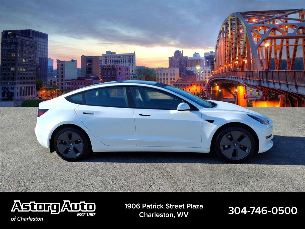 Used 2021 Tesla Model 3 Base with VIN 5YJ3E1EA1MF062813 for sale in Parkersburg, WV