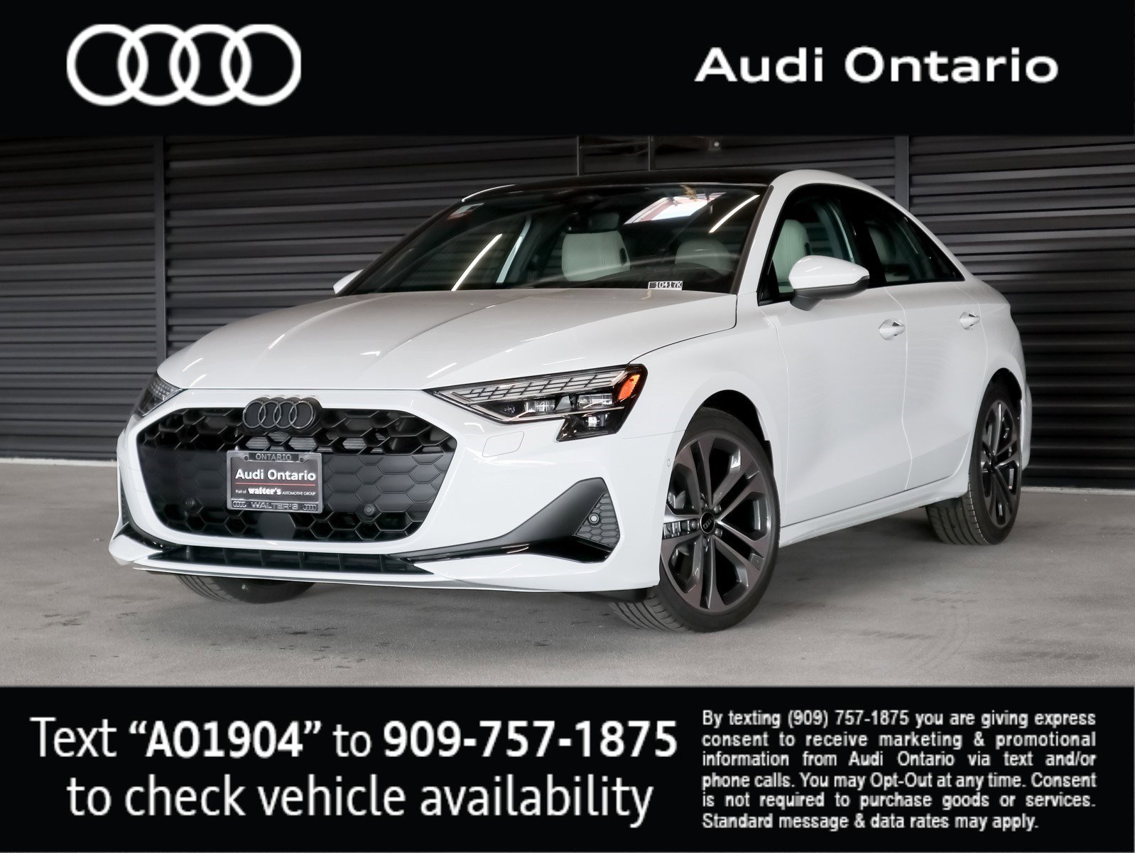 New 2025 Glacier White Metallic Audi 40 Premium Plus image 1