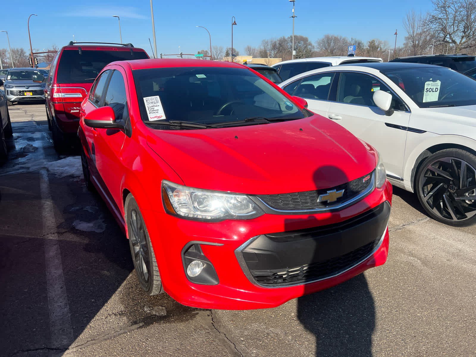Used 2017 Chevrolet Sonic Premier with VIN 1G1JF5SB1H4165888 for sale in Brooklyn Center, Minnesota