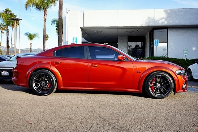 Used 2021 Orange Dodge R/T Scat Pack Widebody image 6