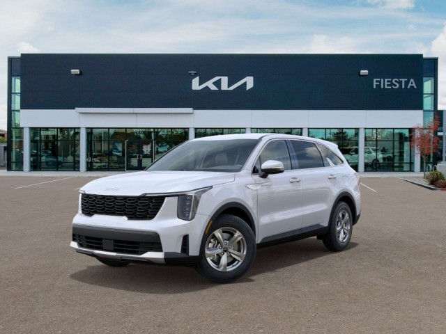 New 2025 Glacial White Pearl Kia LX image 1
