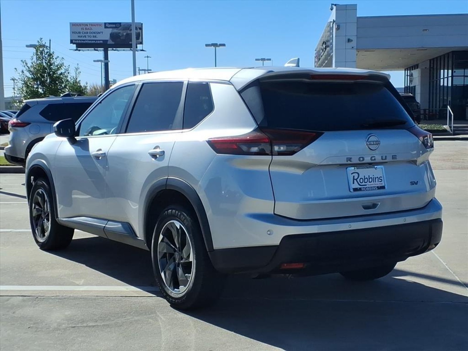 2024 Nissan Rogue SV Silver at Robbins Nissan