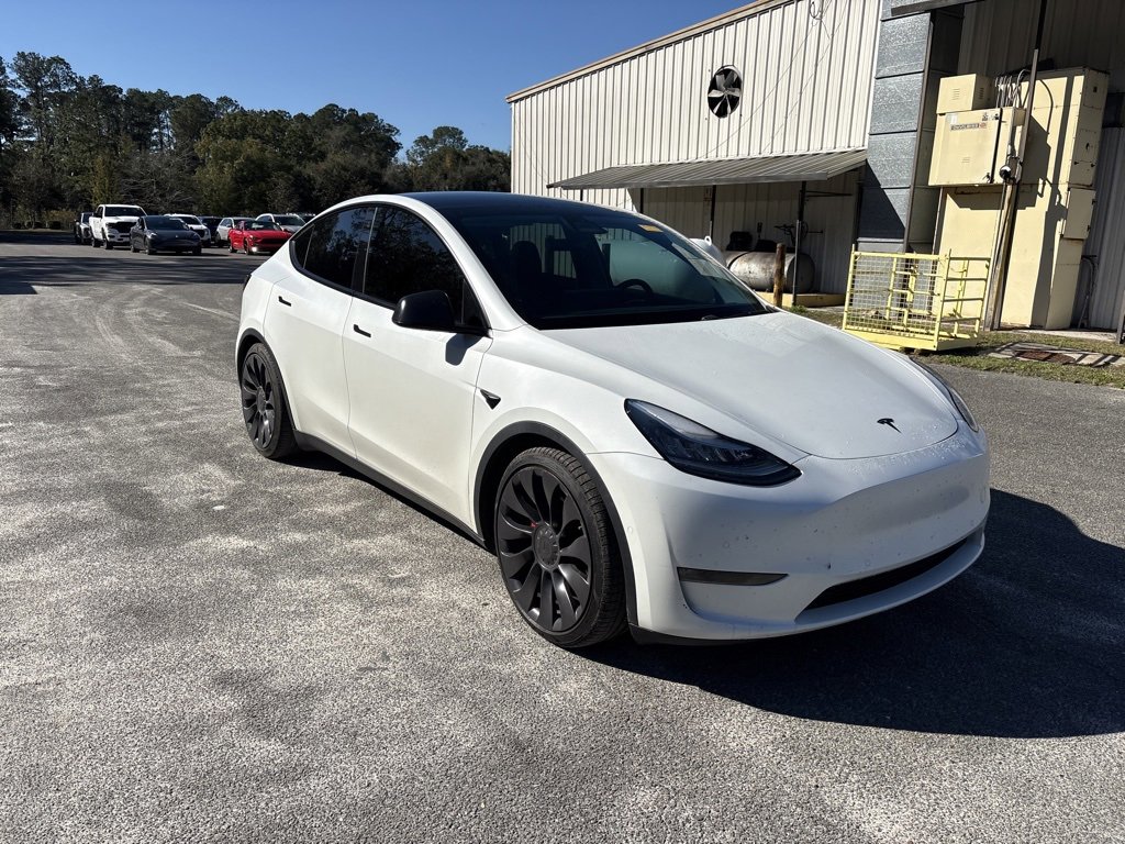 Used 2020 Tesla Model Y Performance with VIN 5YJYGDEF3LF009915 for sale in Gainesville, FL