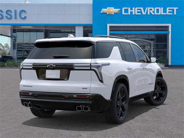 2026 Chevrolet Traverse RS White at Classic Elite Chevrolet Hwy 6
