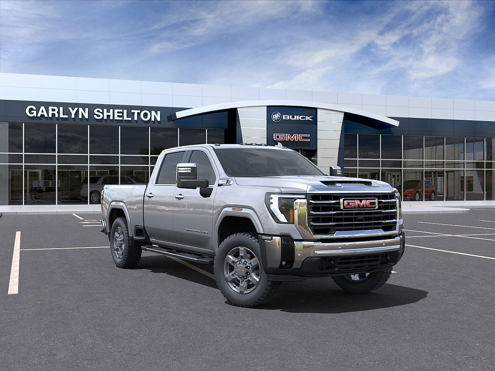 New 2025 Sterling Metallic GMC SLT image 1
