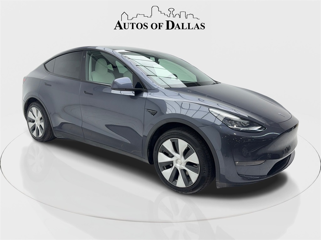 Used 2021 Tesla Model Y Standard Range with VIN 5YJYGDEDXMF110448 for sale in Plano, TX