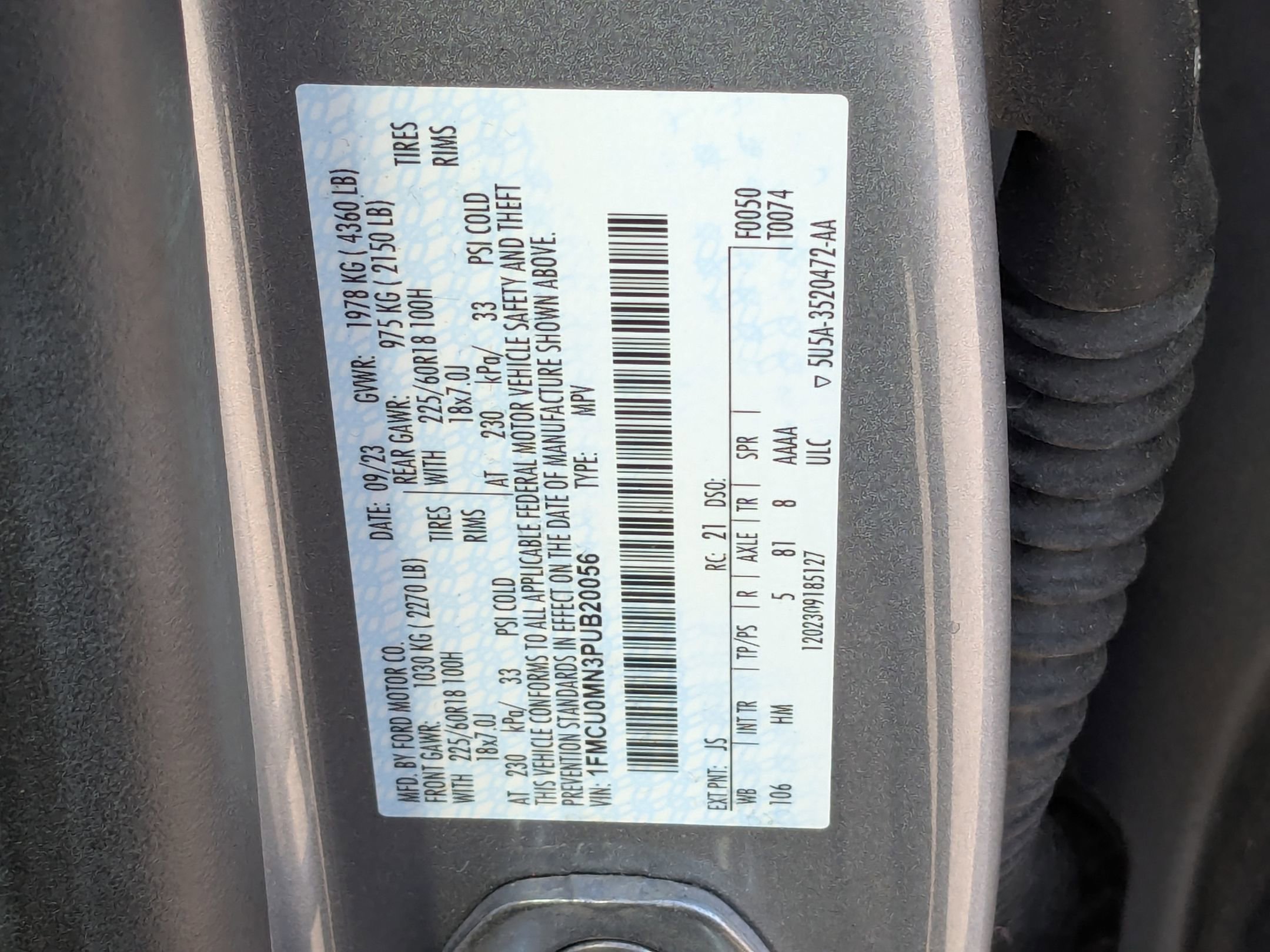 2023 Ford Escape ST-Line photo 40
