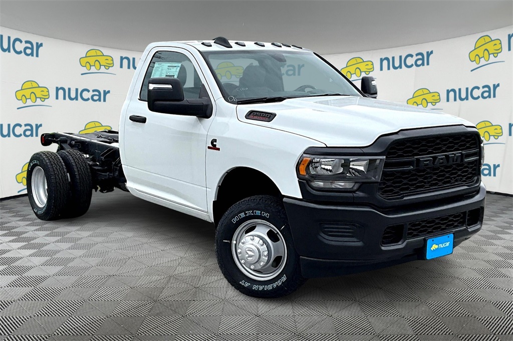New 2024 Bright White Clearcoat Ram Tradesman image 1