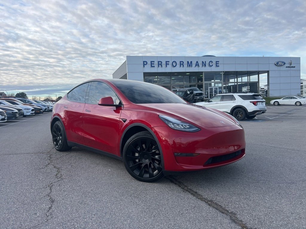 Used 2021 Tesla Model Y Long Range with VIN 5YJYGDEE4MF076872 for sale in Bountiful, UT