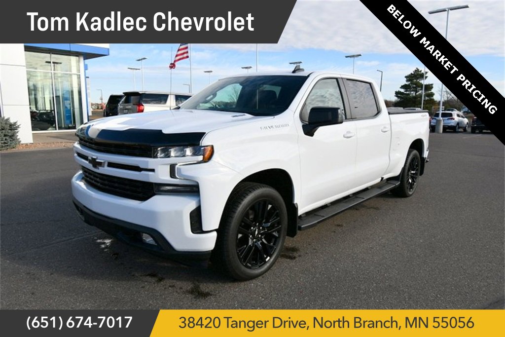 Used 2021 Chevrolet Silverado 1500 RST with VIN 1GCUYEET4MZ424938 for sale in North Branch, Minnesota