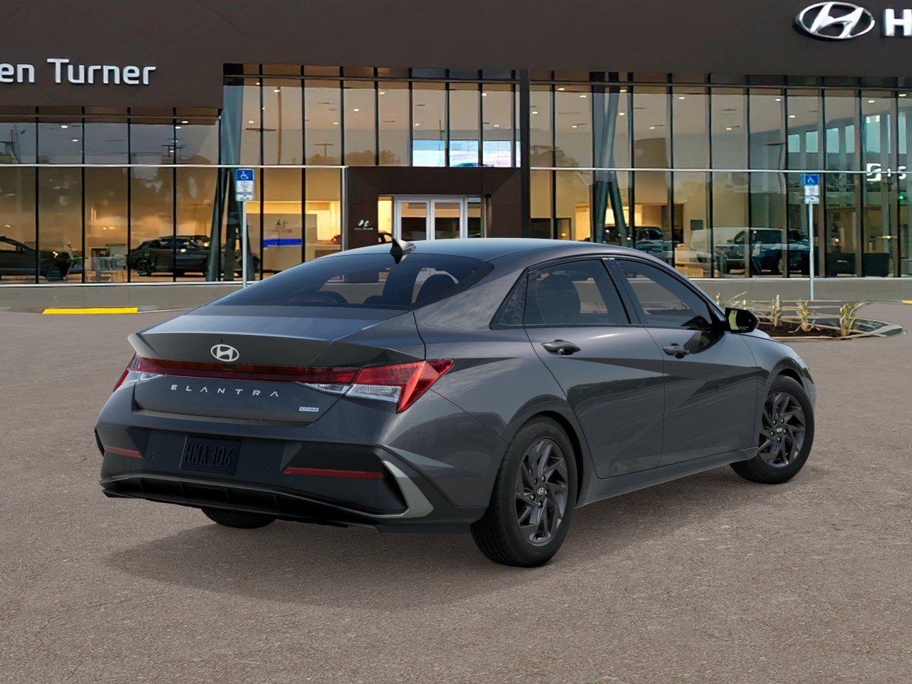 2025 Hyundai Elantra Hybrid Blue photo 3