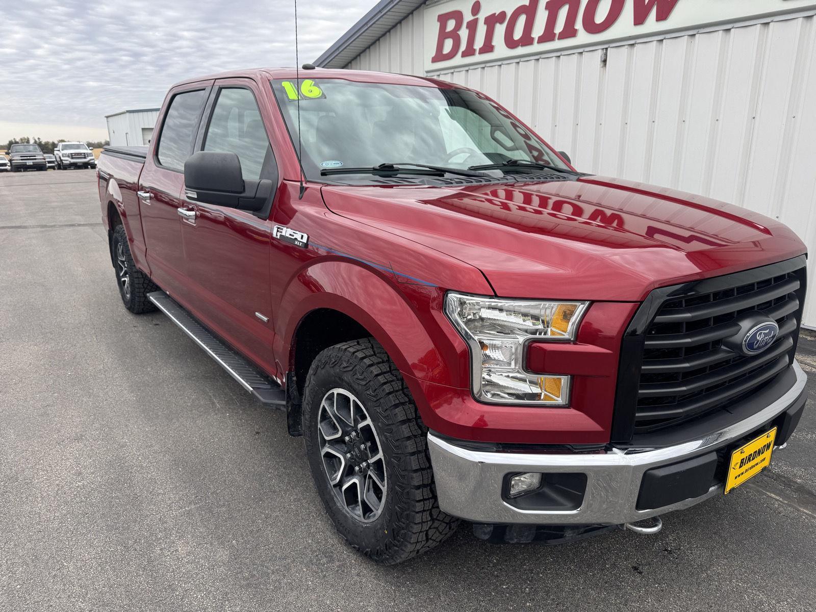 Used 2016 Ford F-150 XLT with VIN 1FTFW1EG7GKE64938 for sale in Monona, IA