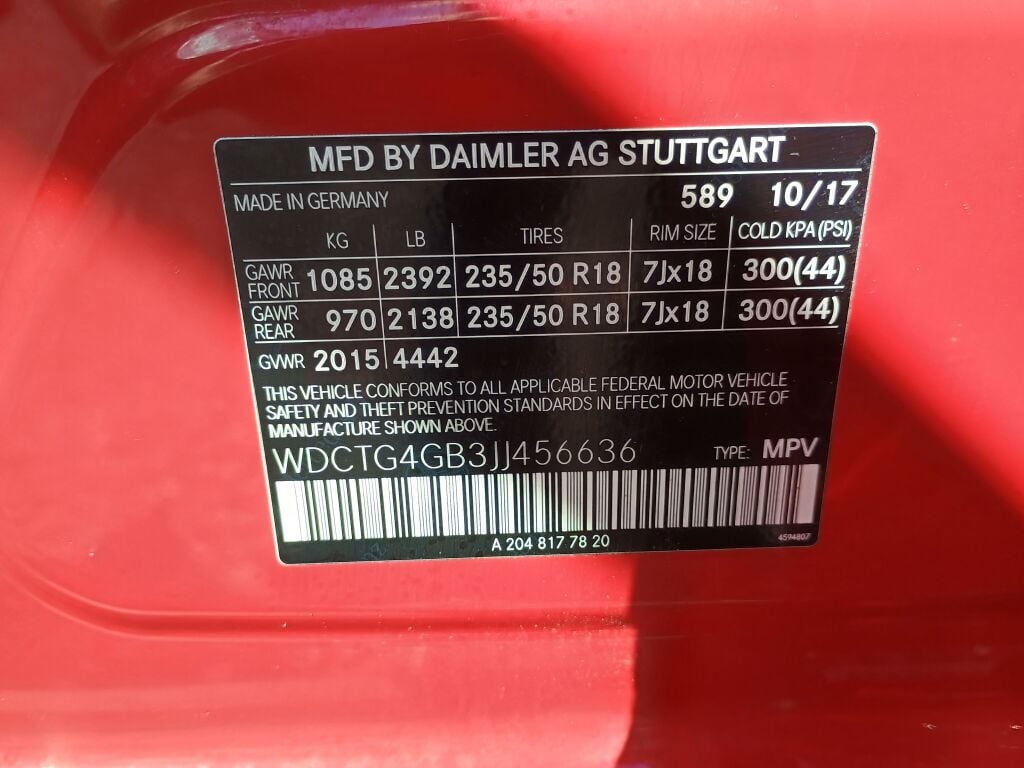 2018 Mercedes Benz GLA 250 4MATIC photo 24