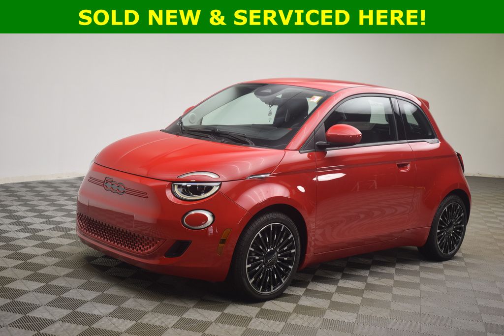 Used 2024 FIAT 500e Base with VIN ZFAFFAA49RX215968 for sale in Norton, OH