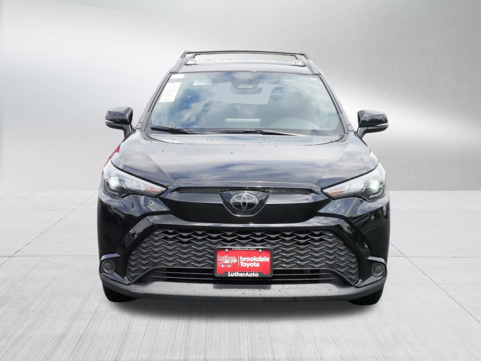 Certified 2024 Toyota Corolla Cross Nightshade with VIN 7MUFBABG1RV041094 for sale in Brooklyn Center, Minnesota