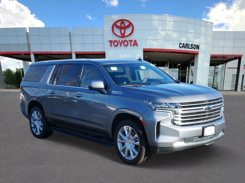 Used 2021 Chevrolet Suburban High Country with VIN 1GNSKGKL5MR138354 for sale in Minneapolis, Minnesota