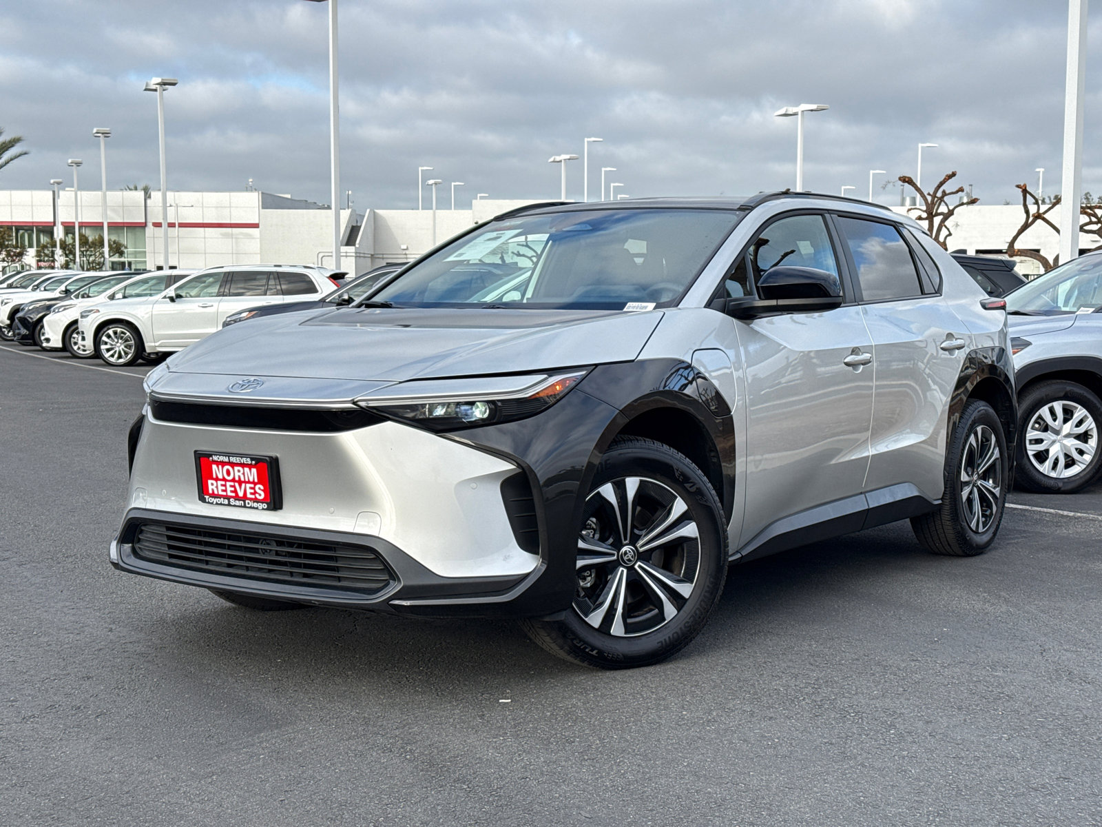 Certified 2025 Toyota bZ4X XLE with VIN JTMABACA9SA092814 for sale in San Diego, CA