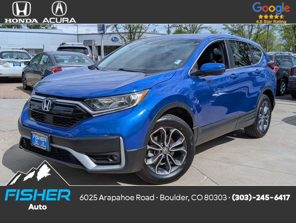 Used 2020 Obsidian Blue Pearl Honda EX-L image 1