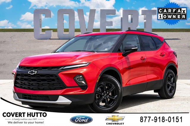 Cherry Red 2021 Red Blazer With Black Rims Used 2023 Chevrolet