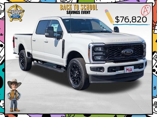 New 2025 Star White Metallic Tri-Coat Ford Lariat image 1