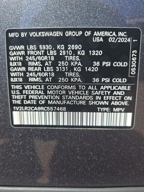 2024 Volkswagen Atlas SE photo 41