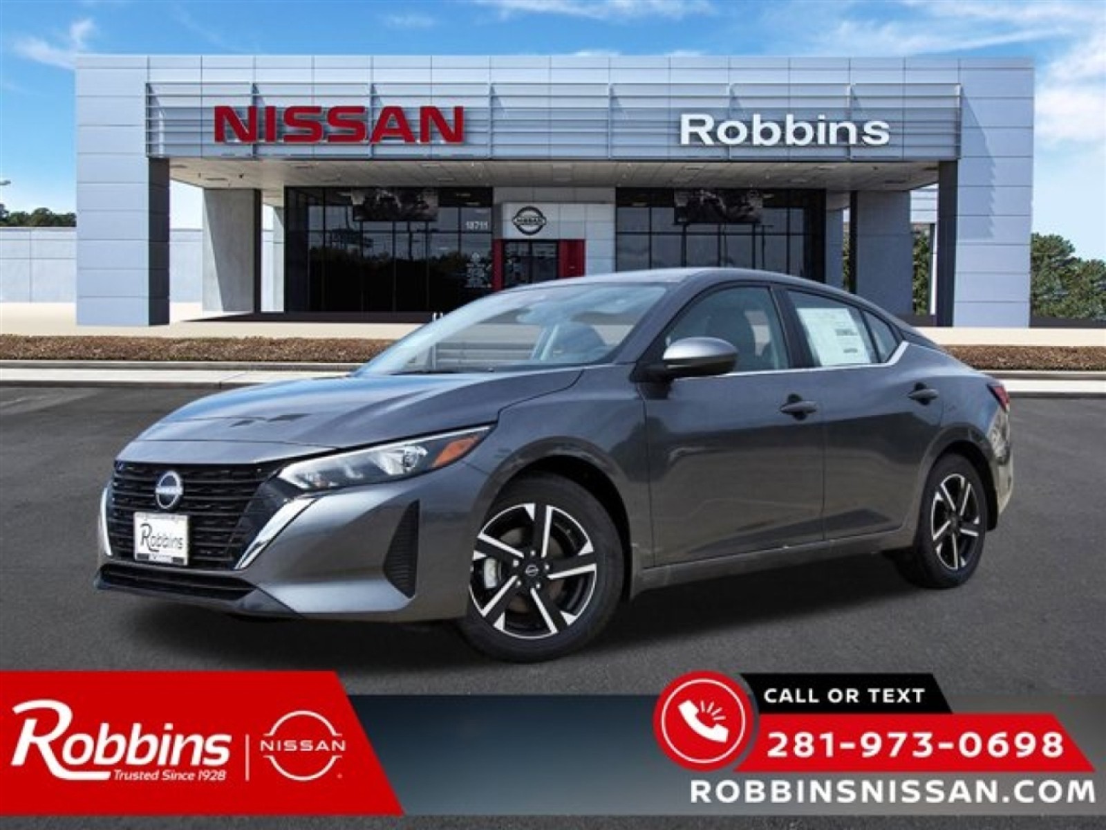 2025 Nissan Sentra SV Gray at Robbins Nissan