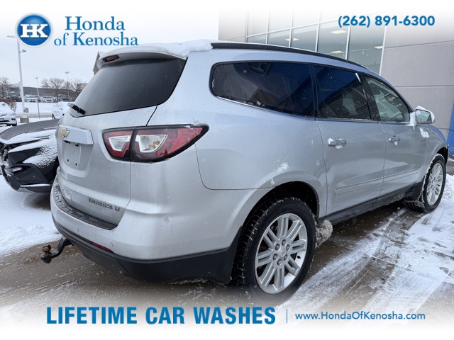 Used 2015 Chevrolet Traverse 1LT with VIN 1GNKRGKD5FJ366523 for sale in Bristol, WI