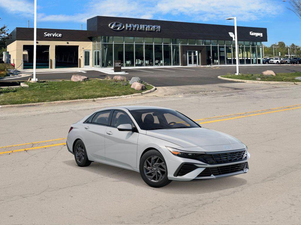 2025 Hyundai Elantra Hybrid Blue photo 2
