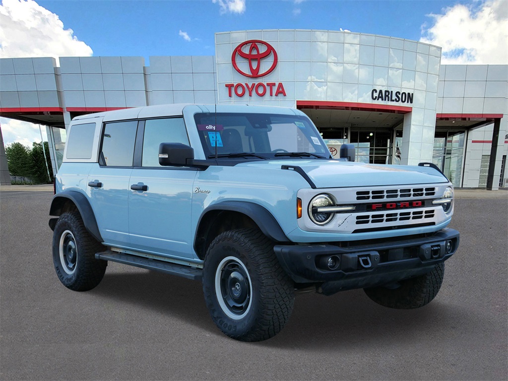 Used 2024 Ford Bronco 4-Door Heritage Limited Edition with VIN 1FMEE4GP3RLA74148 for sale in Minneapolis, Minnesota