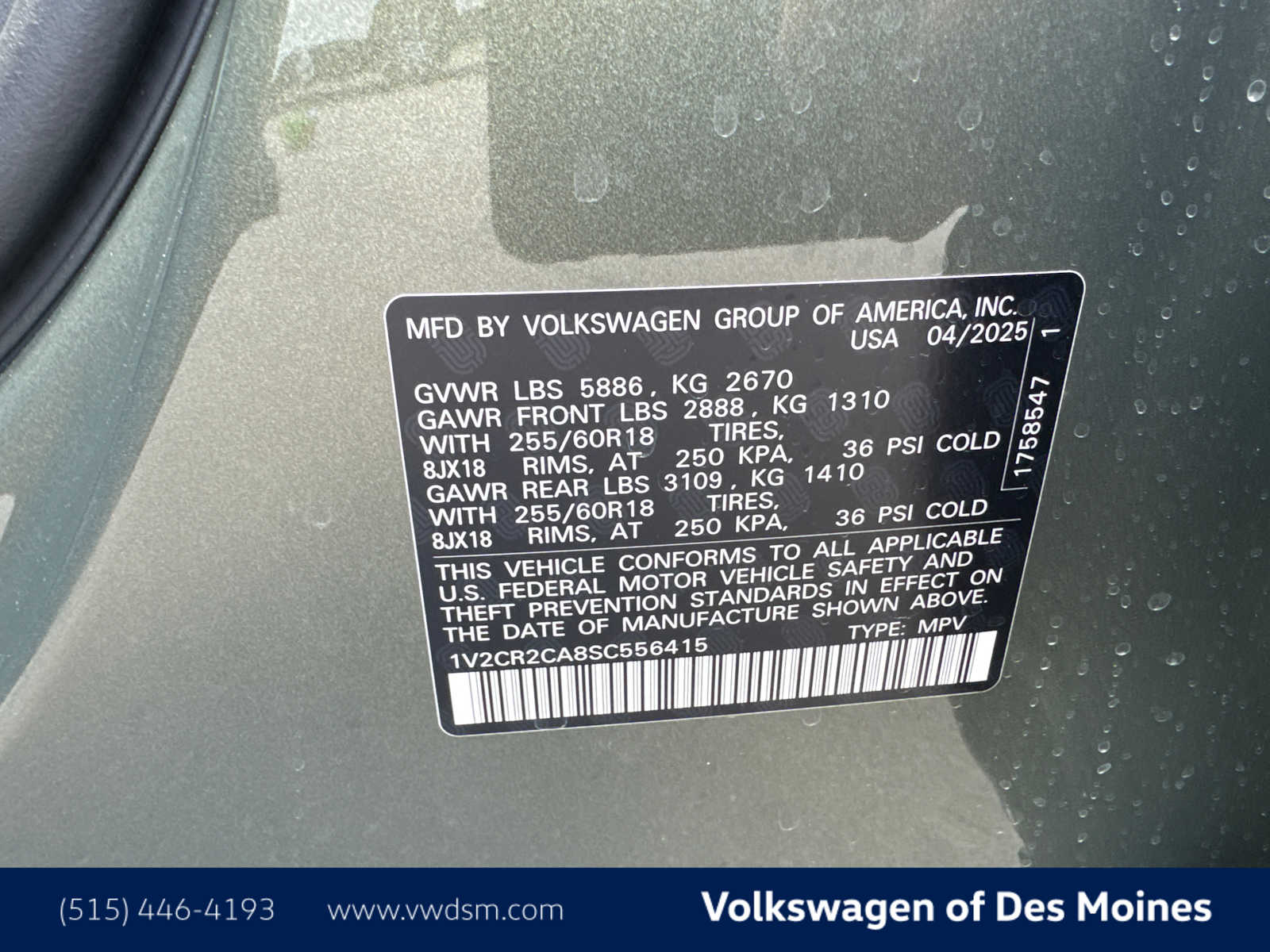 2025 Volkswagen Atlas Peak Edition SE photo 20
