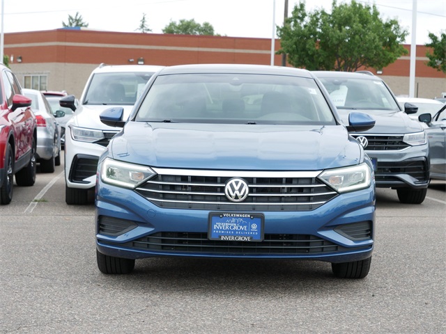 Certified 2021 Volkswagen Jetta SEL with VIN 3VWE57BU2MM043948 for sale in Inver Grove Heights, Minnesota