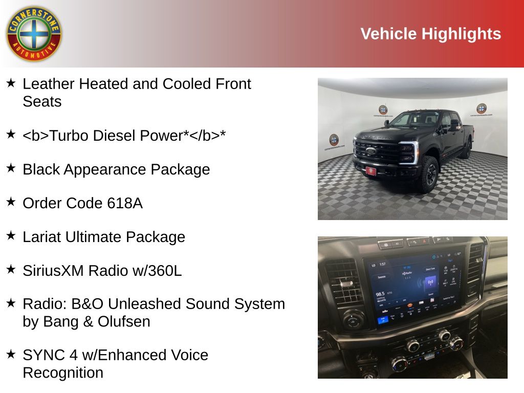 Used 2024 Ford F-350 Super Duty Lariat with VIN 1FT8W3BM9REF54320 for sale in Elk River, Minnesota