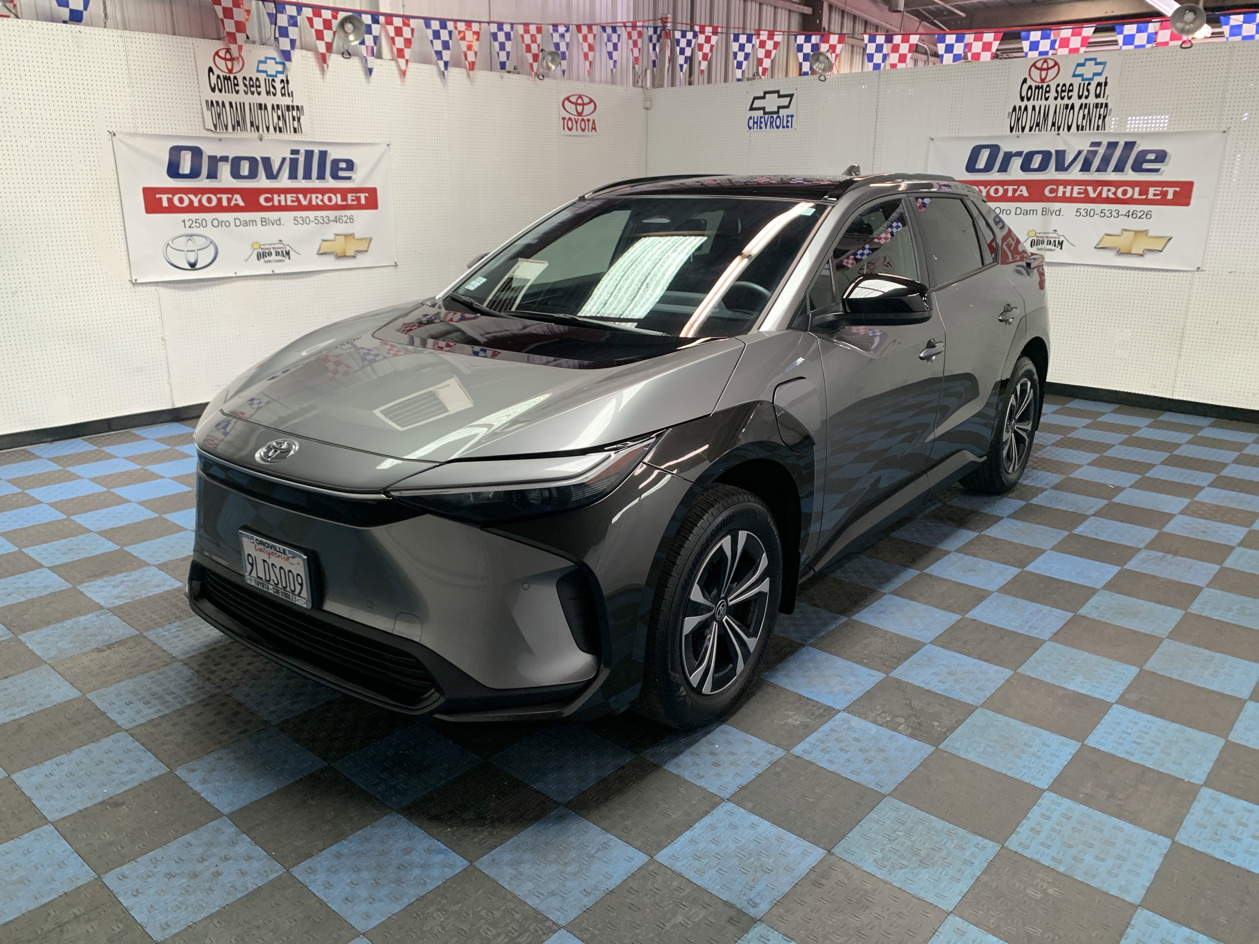Used 2023 Toyota bZ4X XLE with VIN JTMAAAAAXPA027595 for sale in Oroville, CA