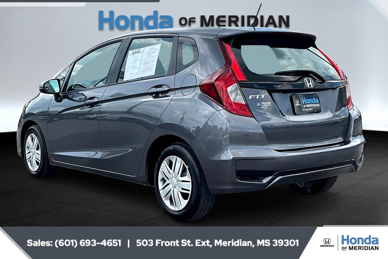 Used 2019 Honda Fit LX with VIN 3HGGK5H44KM711313 for sale in Meridian, MS