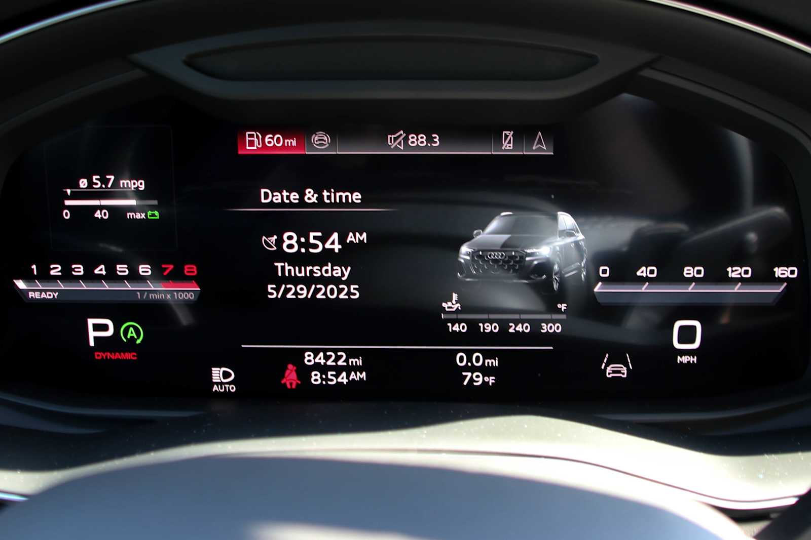 Certified Used 2025 Mythos Black Metallic Audi Prestige image 10