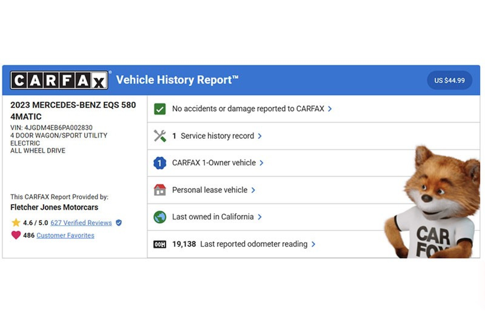 Used 2023 Mercedes-Benz EQS SUV Base with VIN 4JGDM4EB6PA002830 for sale in Newport Beach, CA