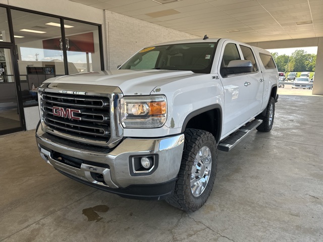 Used 2015 GMC Sierra 2500HD SLT with VIN 1GT12ZEG4FF155892 for sale in Crawfordsville, IN