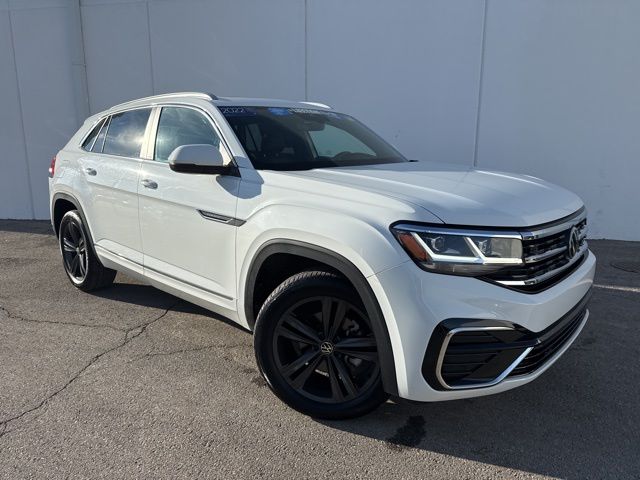 Certified 2022 Volkswagen Atlas Cross Sport SEL R-Line with VIN 1V2SE2CA4NC202578 for sale in Kansas City