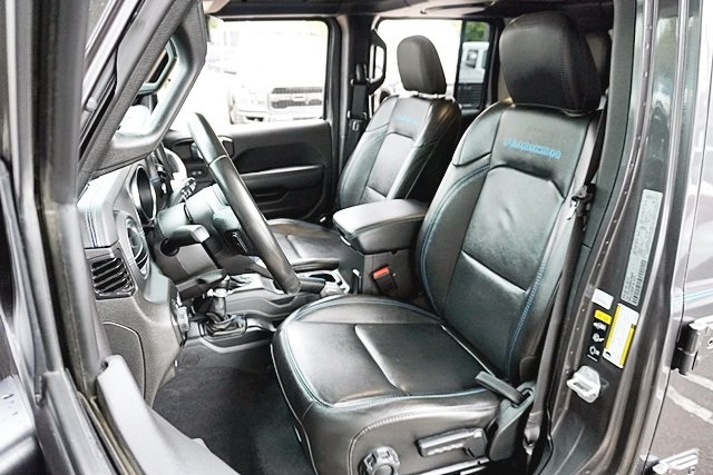 Used 2021 Gray Jeep Unlimited Rubicon 4xe image 15