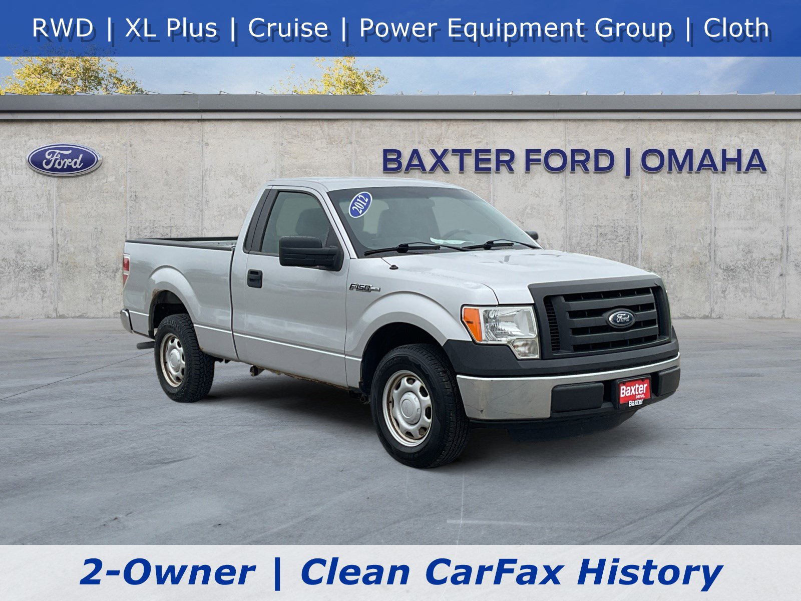 Certified 2012 Ford F-150 XL with VIN 1FTMF1CM6CFA57860 for sale in Elkhorn, NE