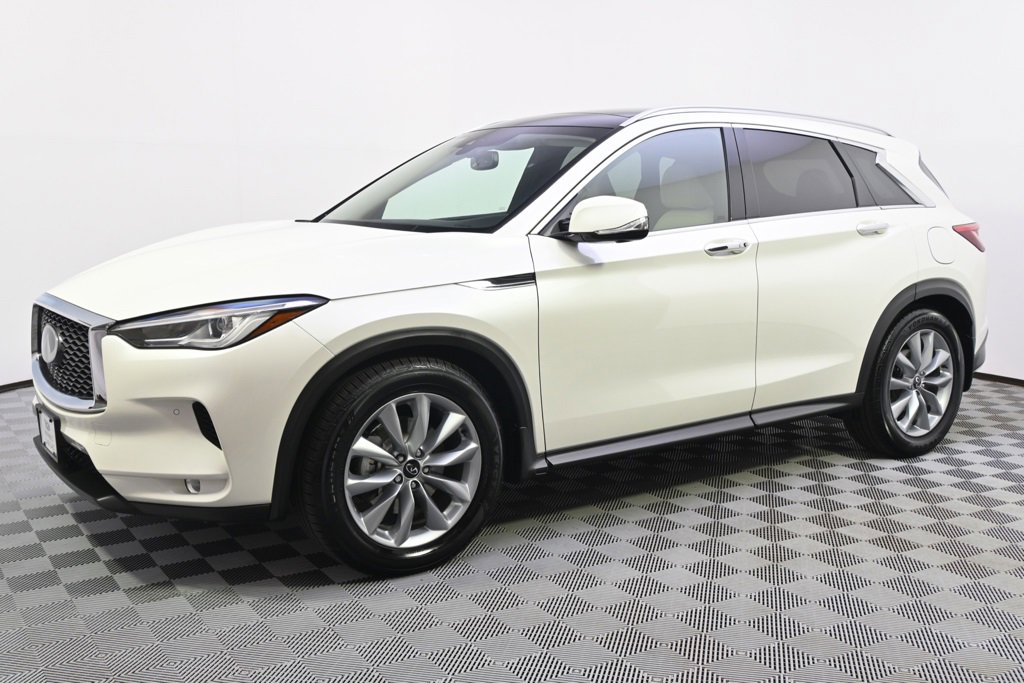 Used 2021 INFINITI QX50 Essential with VIN 3PCAJ5CB3MF107904 for sale in Minneapolis, Minnesota