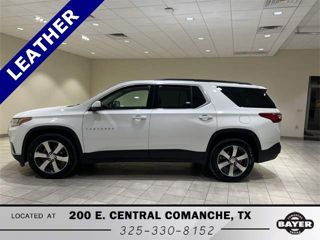 Certified 2021 Chevrolet Traverse 3LT with VIN 1GNERHKWXMJ123050 for sale in Comanche, TX