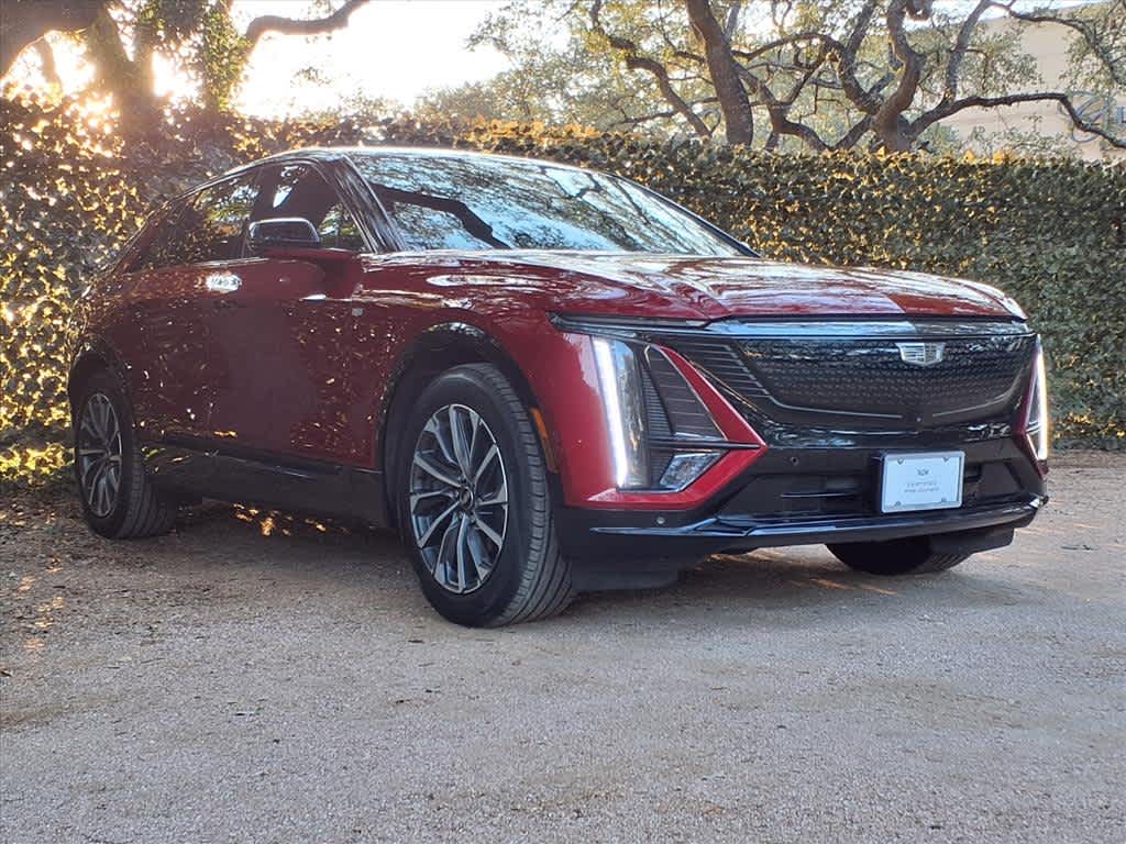 Certified 2024 Cadillac LYRIQ Sport 1 with VIN 1GYKPTRK1RZ124209 for sale in San Antonio, TX