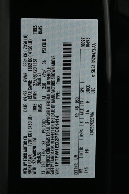 2023 FORD F-150 - Image 36